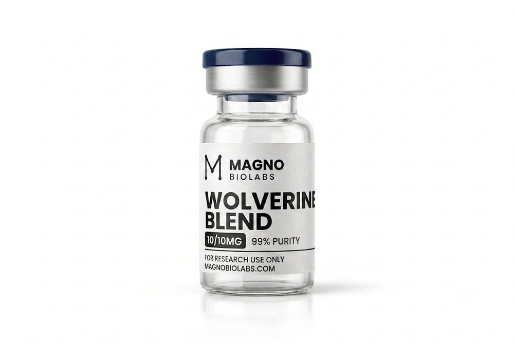 Vial de Wolverine Blend 10 mg / 10 mg - pureza 99% - Magno Biolabs