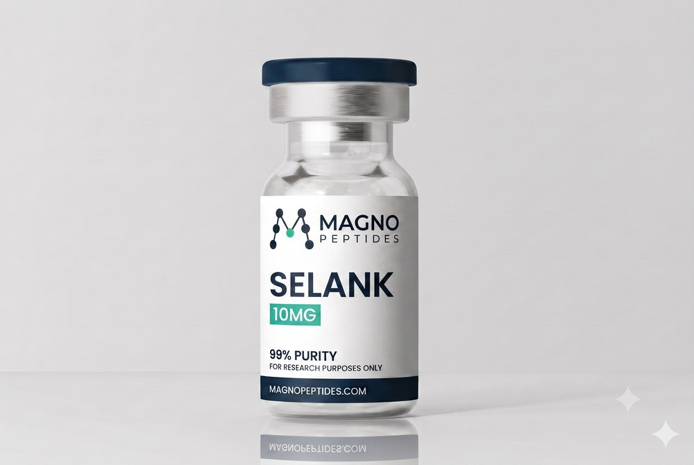 Vial de Selank 10 mg - pureza 99% - Magno Peptides
