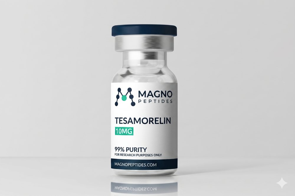 Vial de Tesamorelin 2 mg - pureza 99% - Magno Peptides