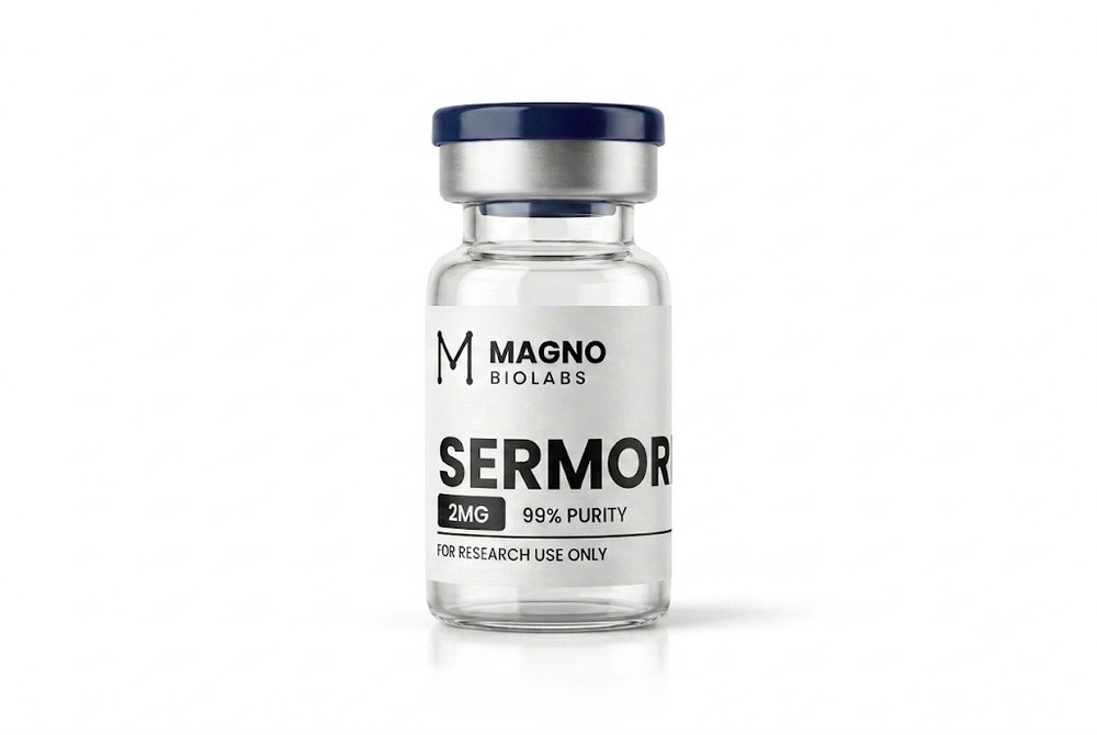 Vial de Sermorelin 2 mg - pureza 99% - Magno Biolabs