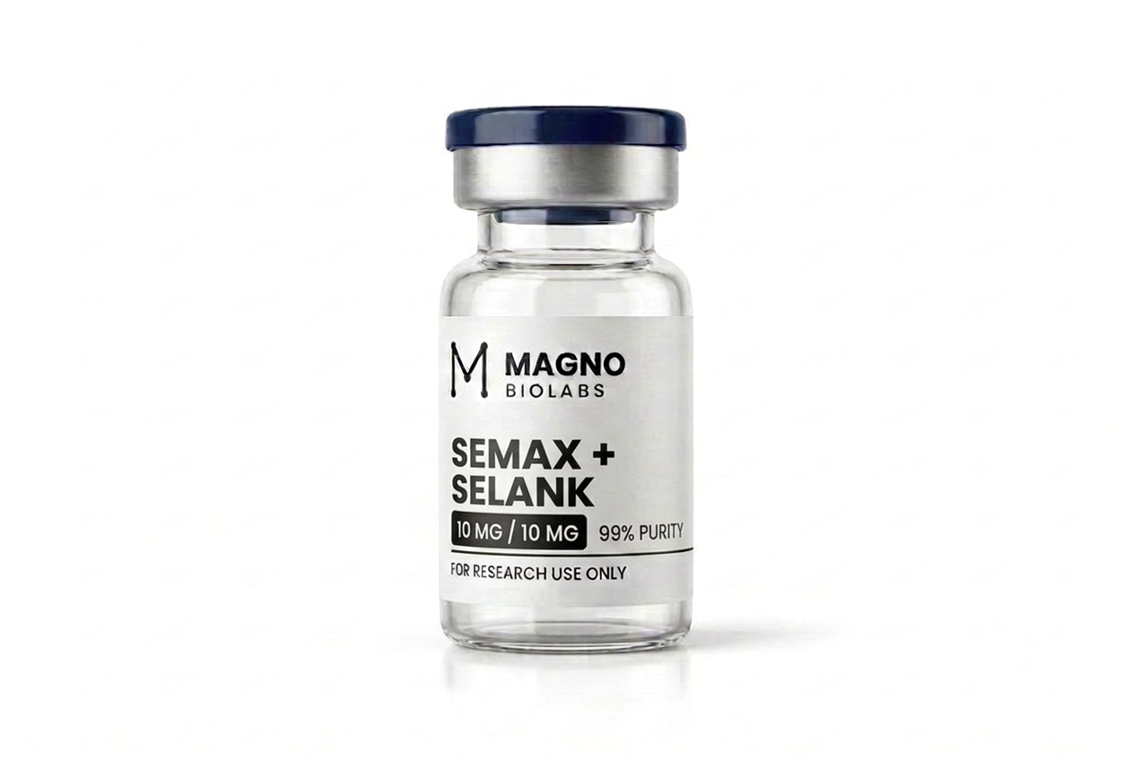 Vial de Semax + Selank 10 mg / 10 mg - pureza 99% - Magno Biolabs